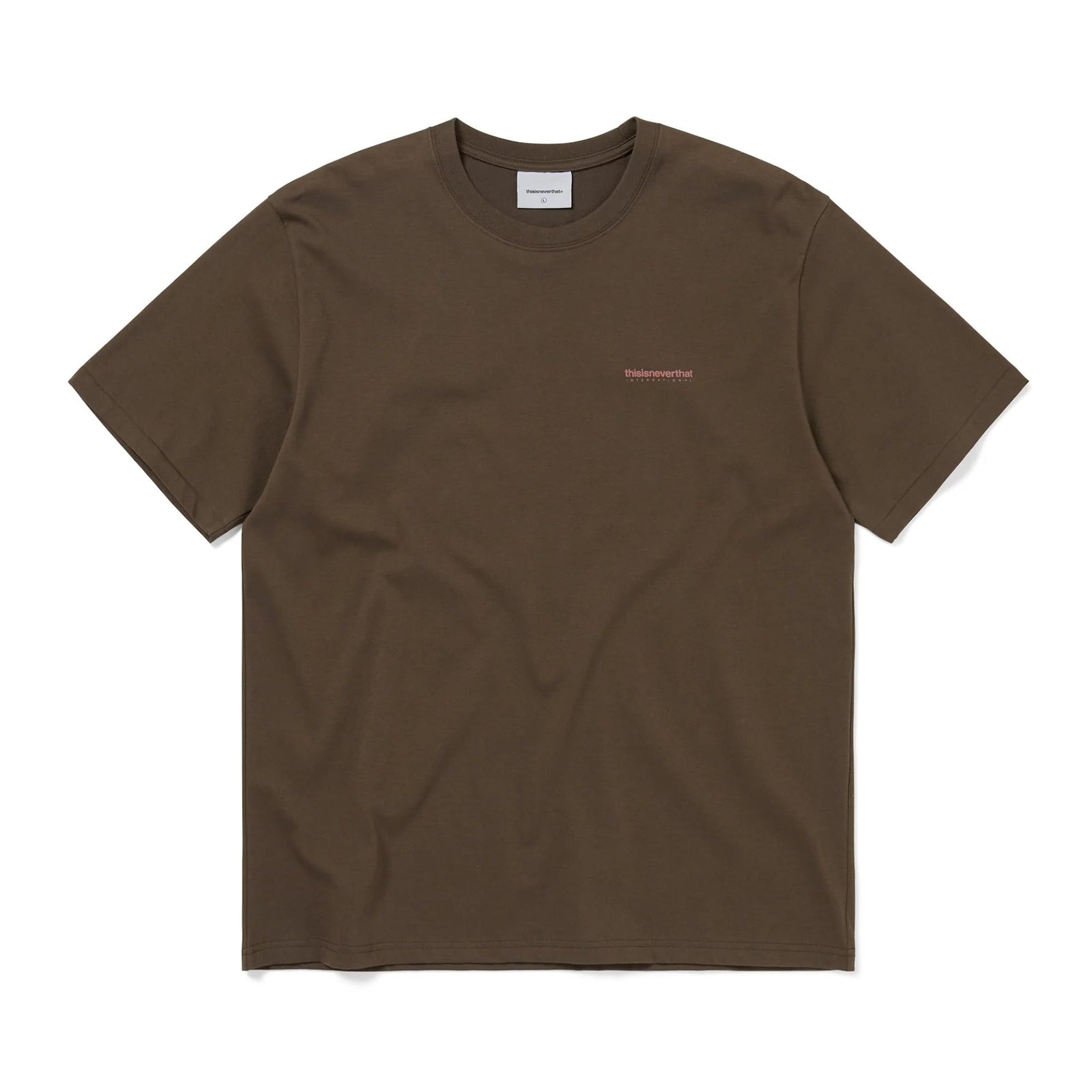 INTL. Logo Tee Brown / THISISNEVERTHAT