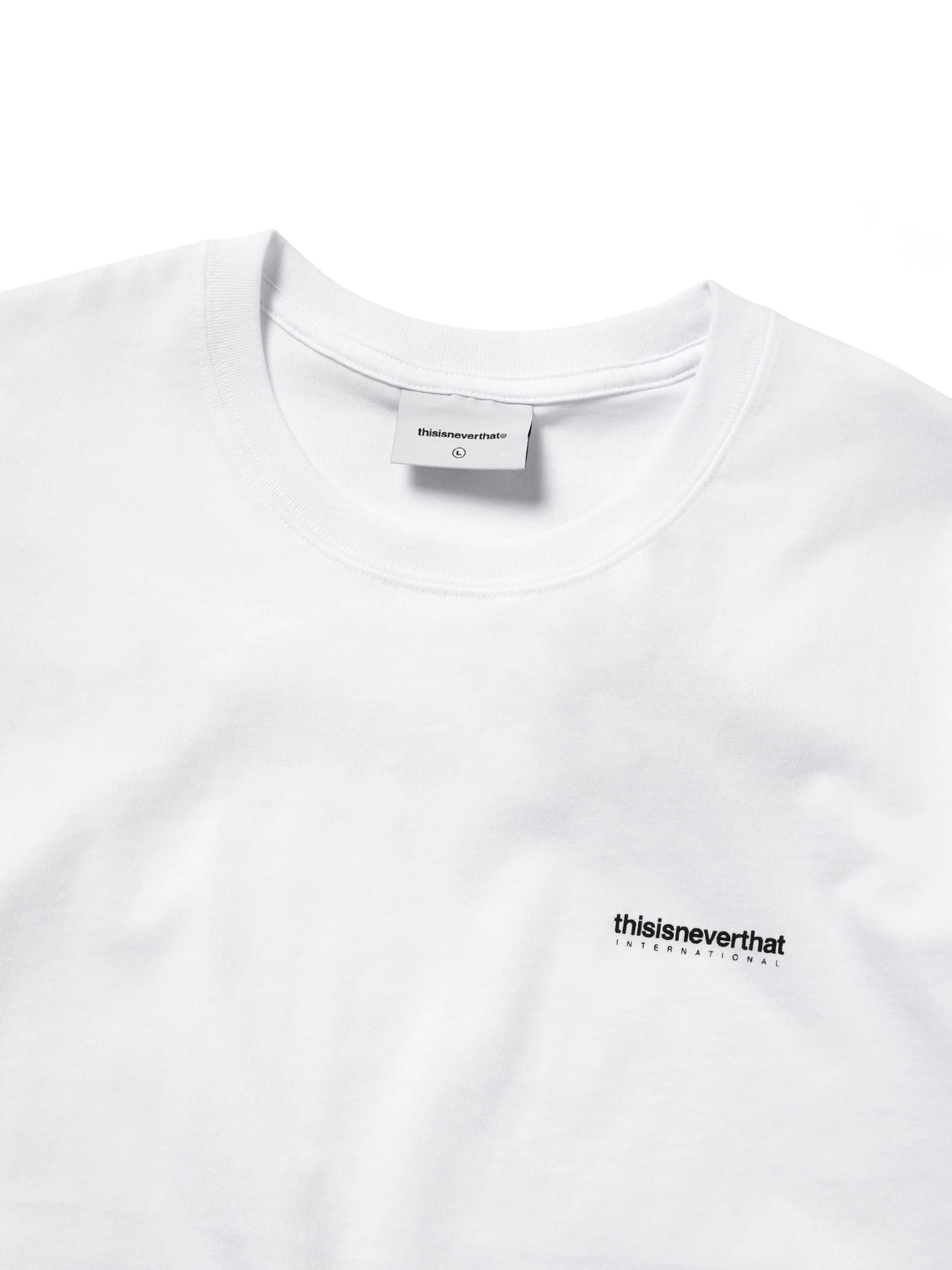 INTL. Logo Tee White/ THISISNEVERTHAT