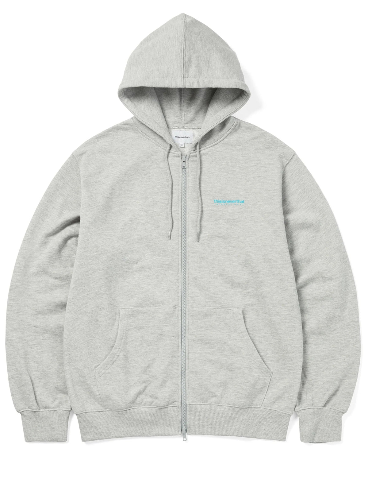 INTL. Logo Zip Up Hoodie / thisisneverthat / heather grey