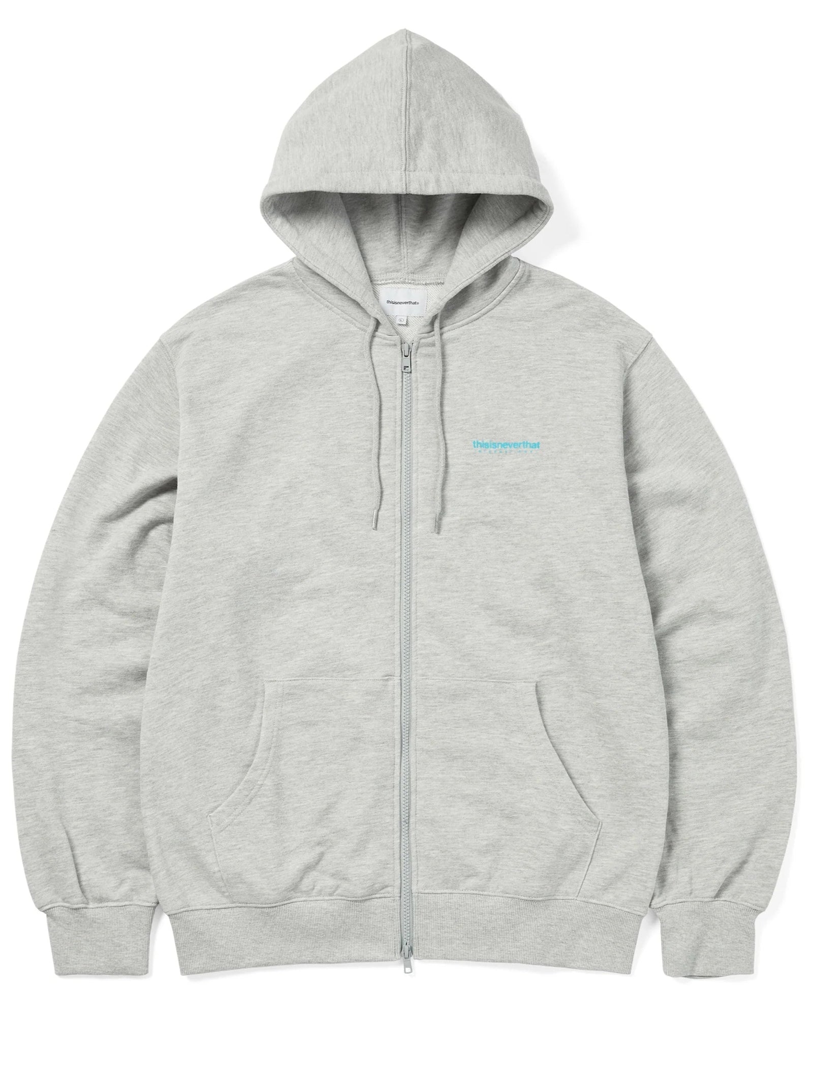 INTL. Logo Zip Up Hoodie / thisisneverthat / heather grey