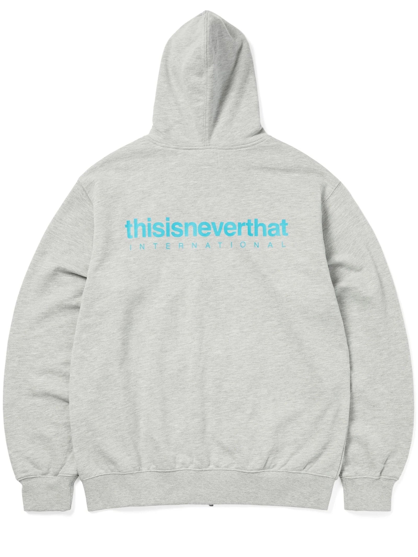 INTL. Logo Zip Up Hoodie / thisisneverthat / heather grey