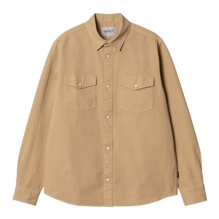 L/S Santa Fe Shirt / CARHARTT WIP / DUSTY H BROWN