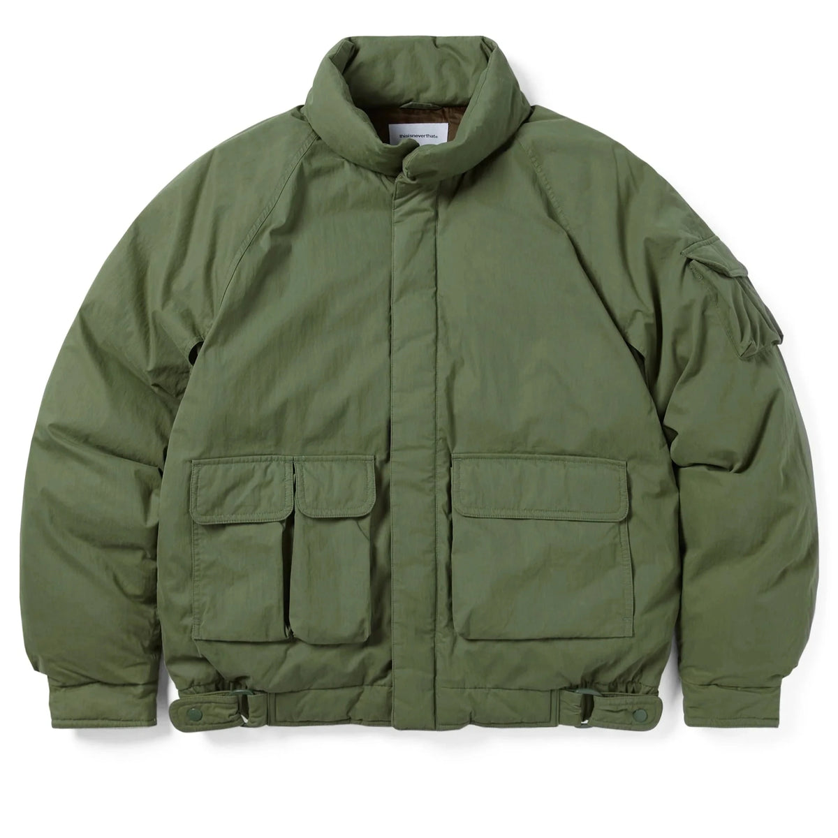 Multi Pocket Down Jacket Green / thisisneverthat