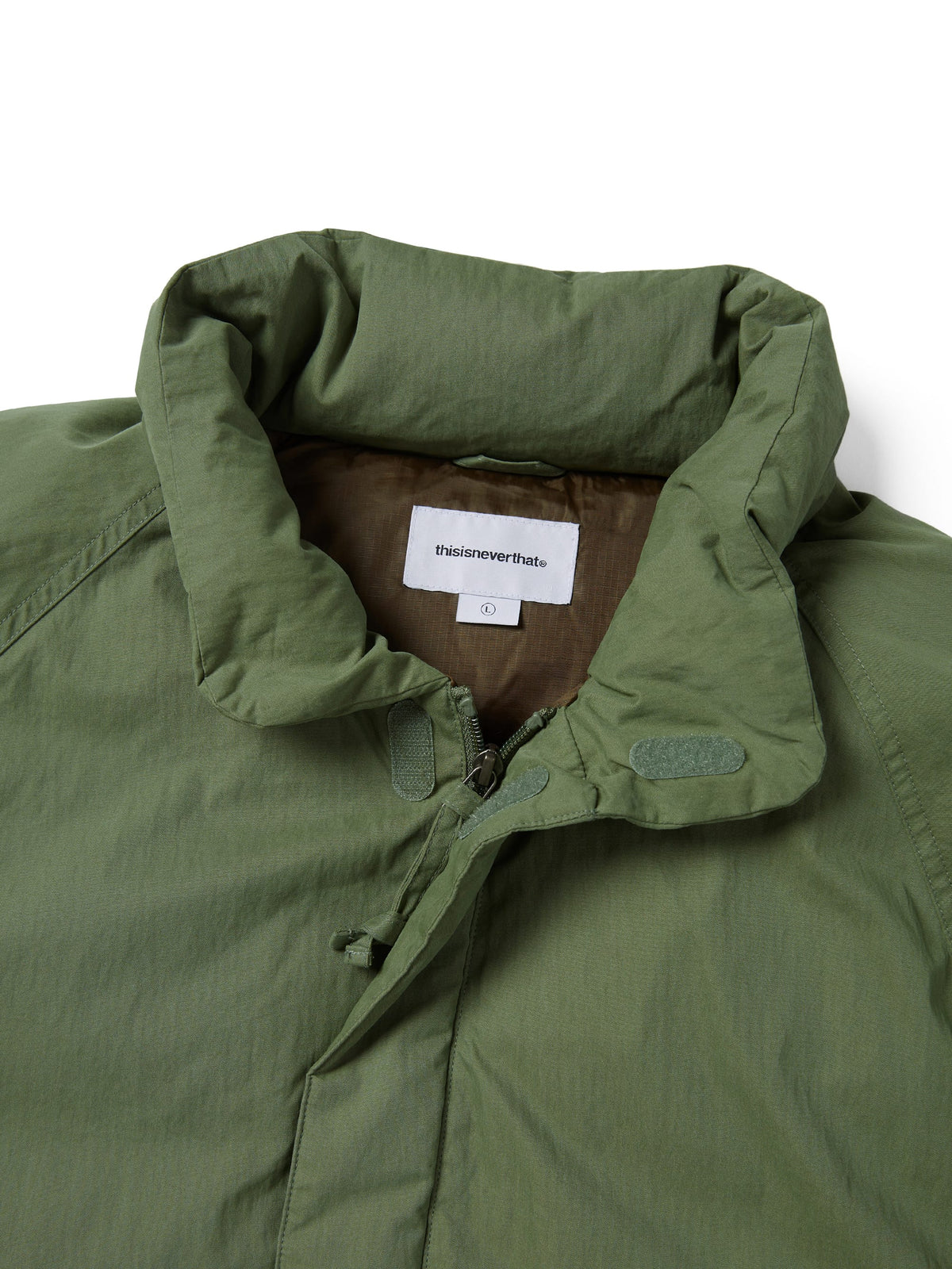 Multi Pocket Down Jacket Green / thisisneverthat