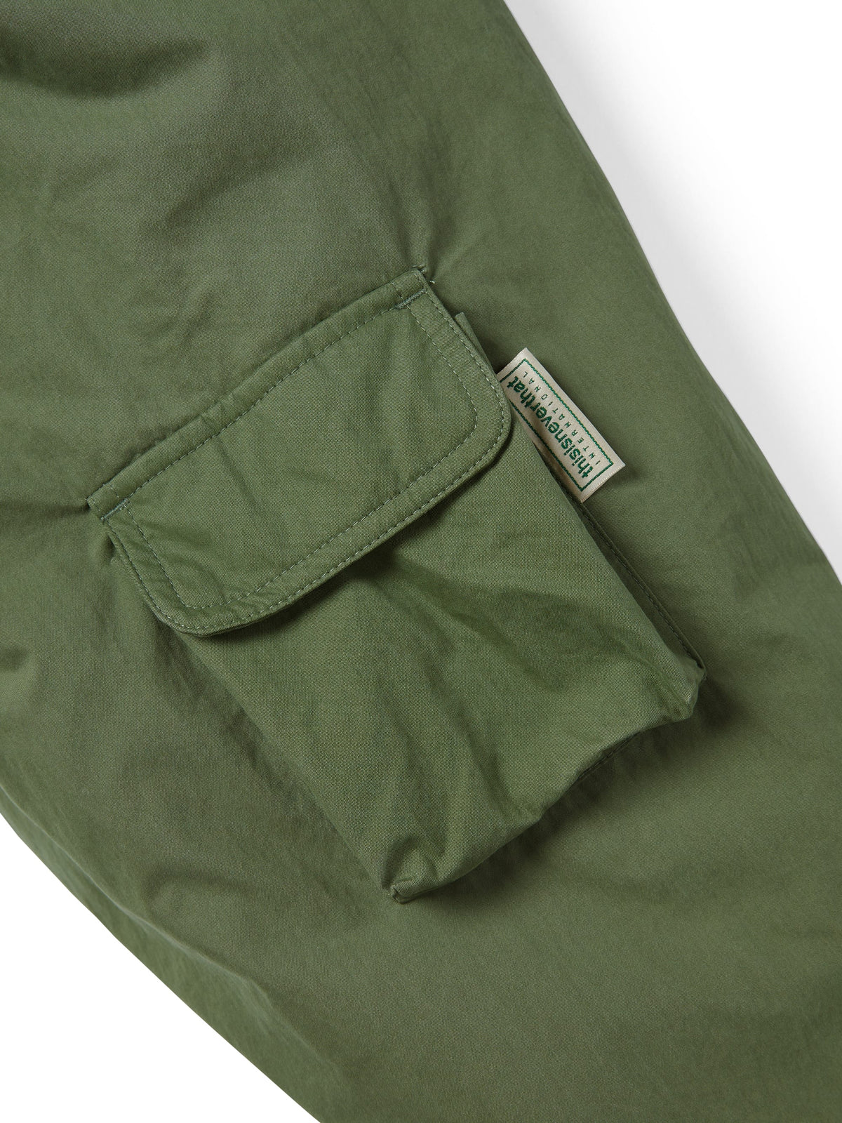 Multi Pocket Down Jacket Green / thisisneverthat