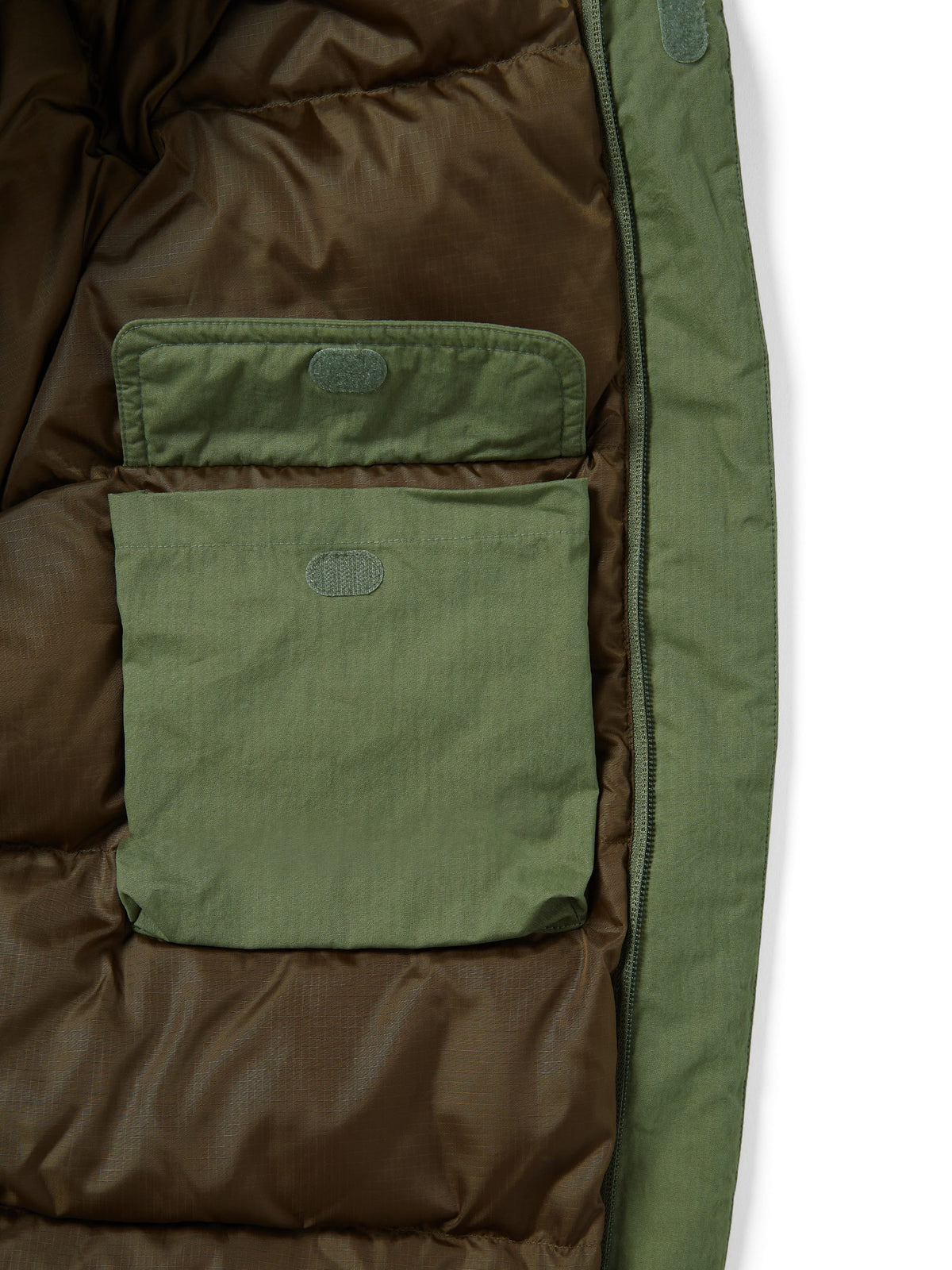 Multi Pocket Down Jacket Green / thisisneverthat