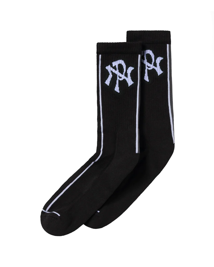 NYP Sock / no problemo / charcoal