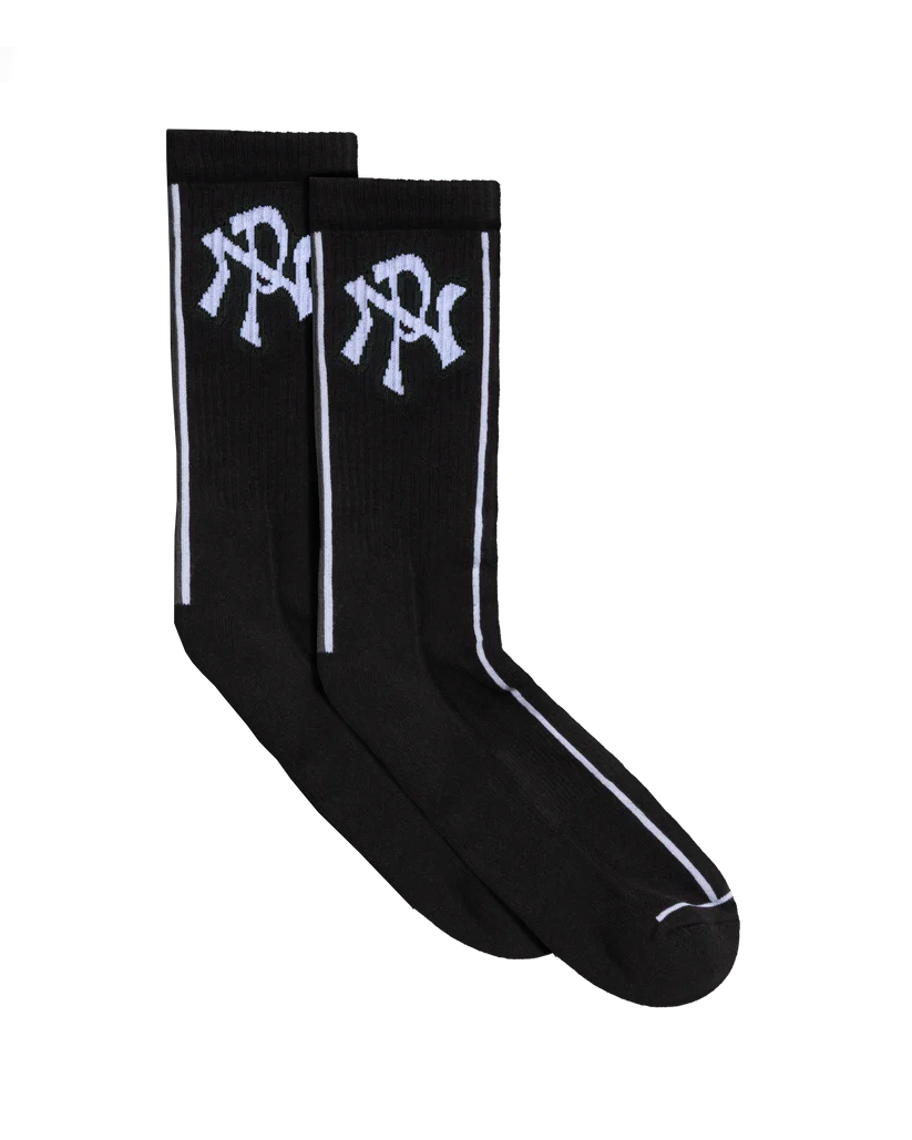 NYP Sock / no problemo / charcoal