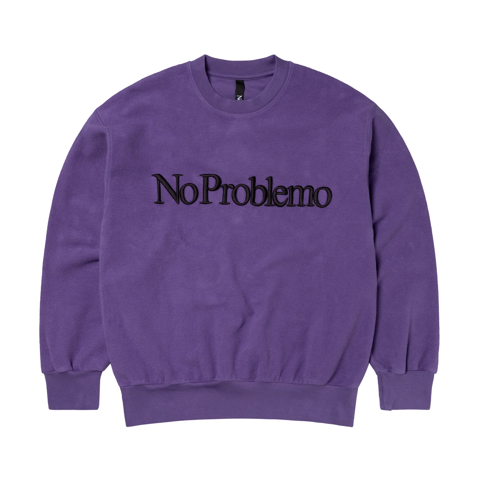 Reverse Fleece Sweat / no problemo / lilac