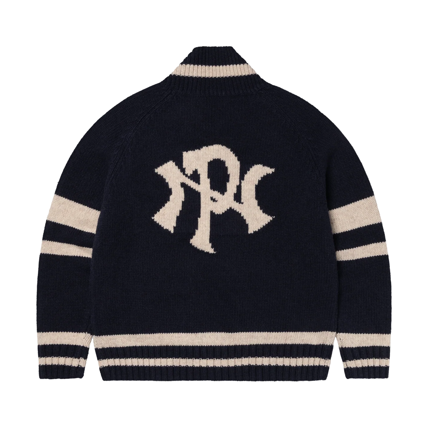 NYP Varsity Zip Thru Knit / no problemo