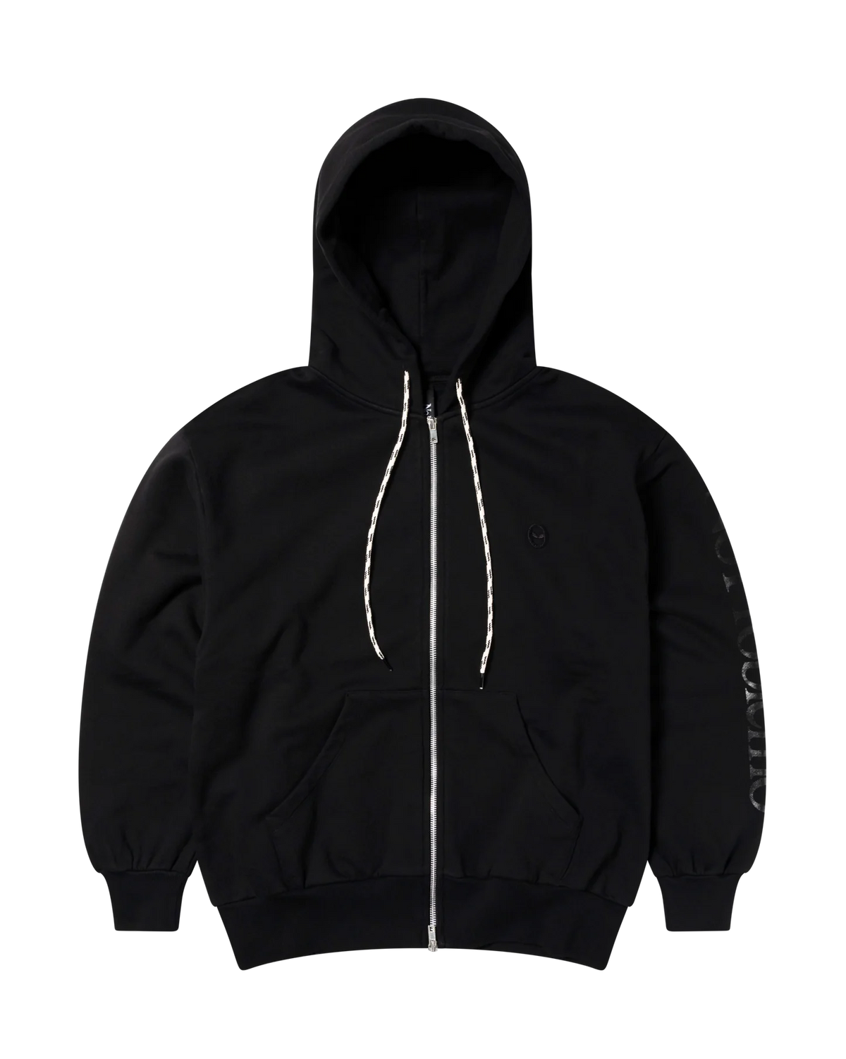 Alien-O Zip Through Hoodie / no problemo / black