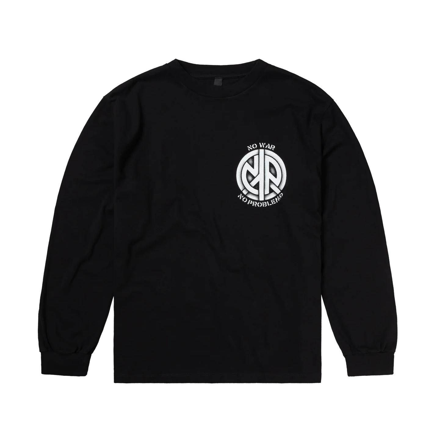 No War Ls Tee / no problemo / black