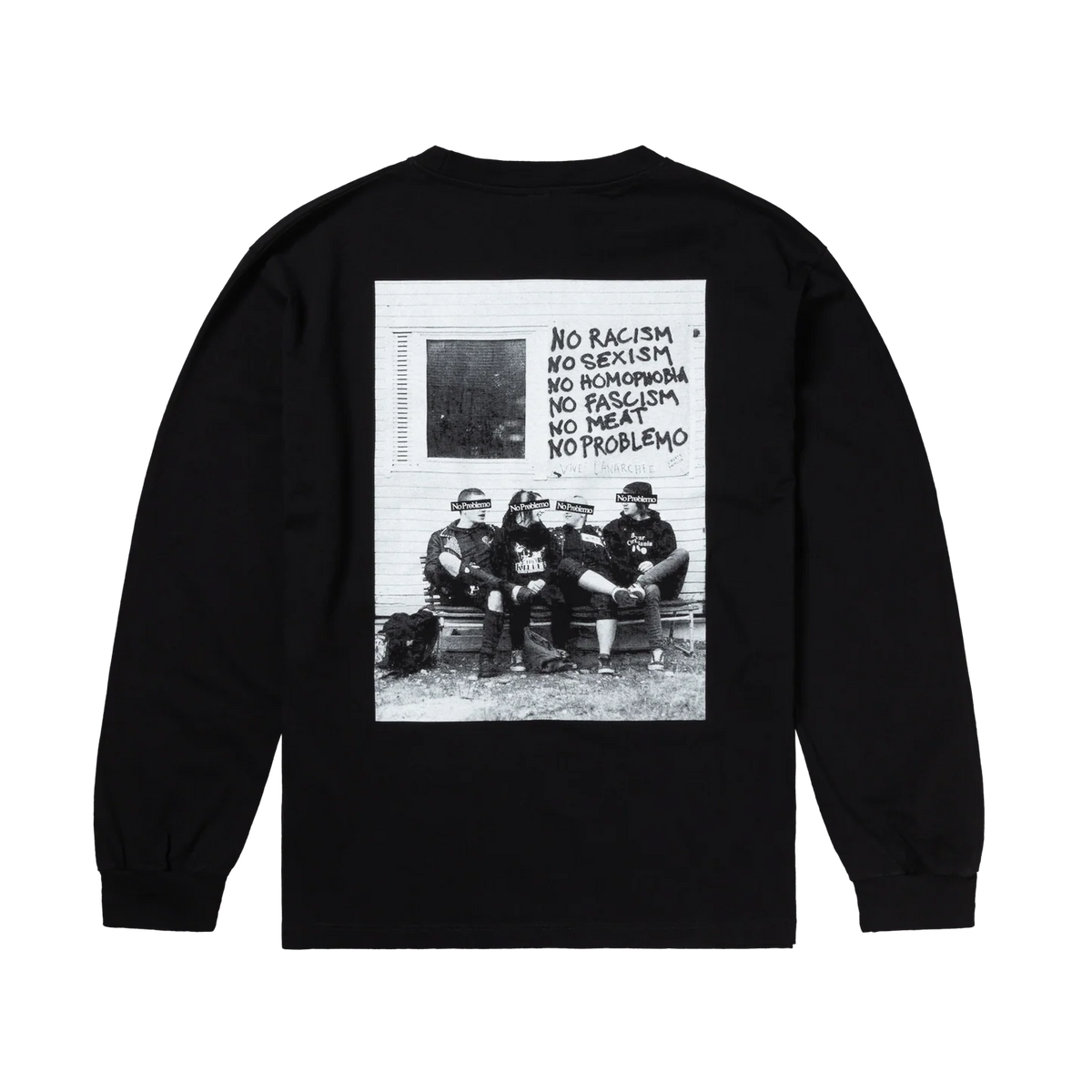 No War Ls Tee / no problemo / black