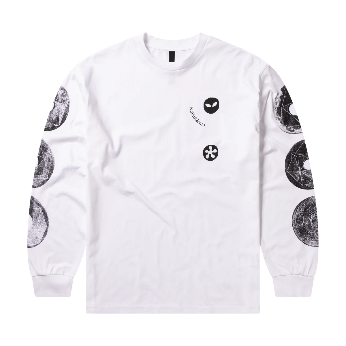 Dropa LS Tee / no  problemo / white