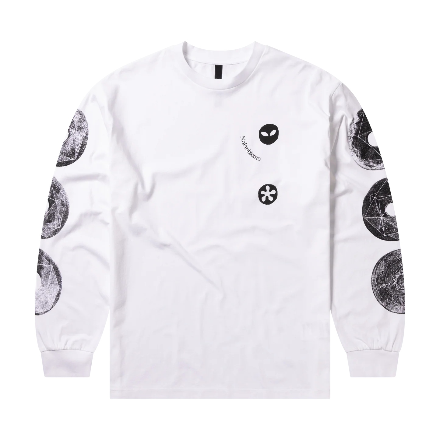 Dropa LS Tee / no  problemo / white