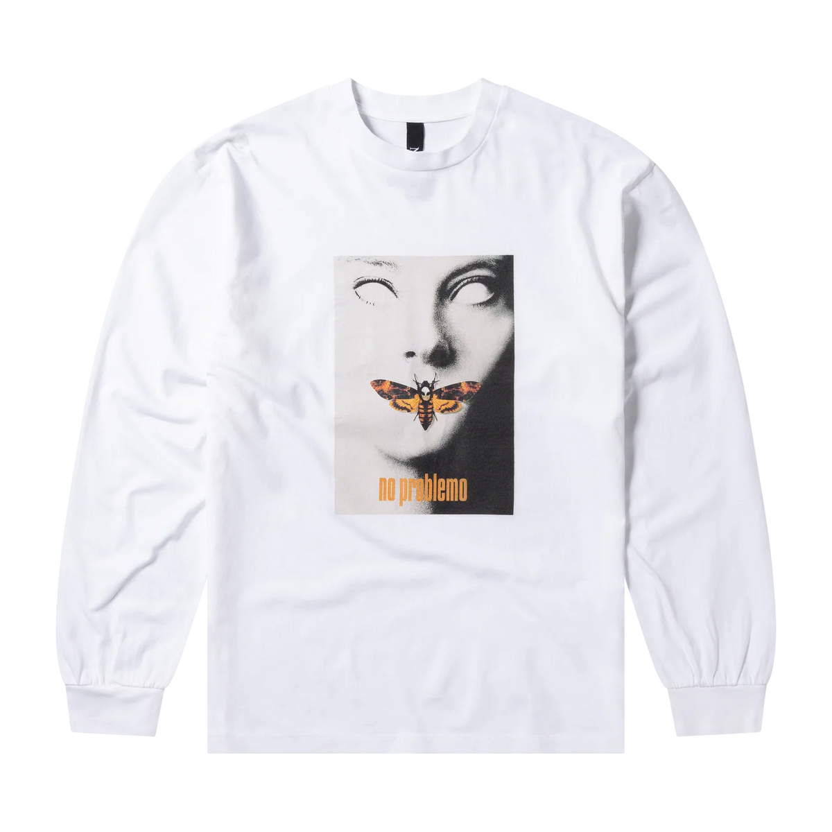 No Silence LS Tee / no problemo / white