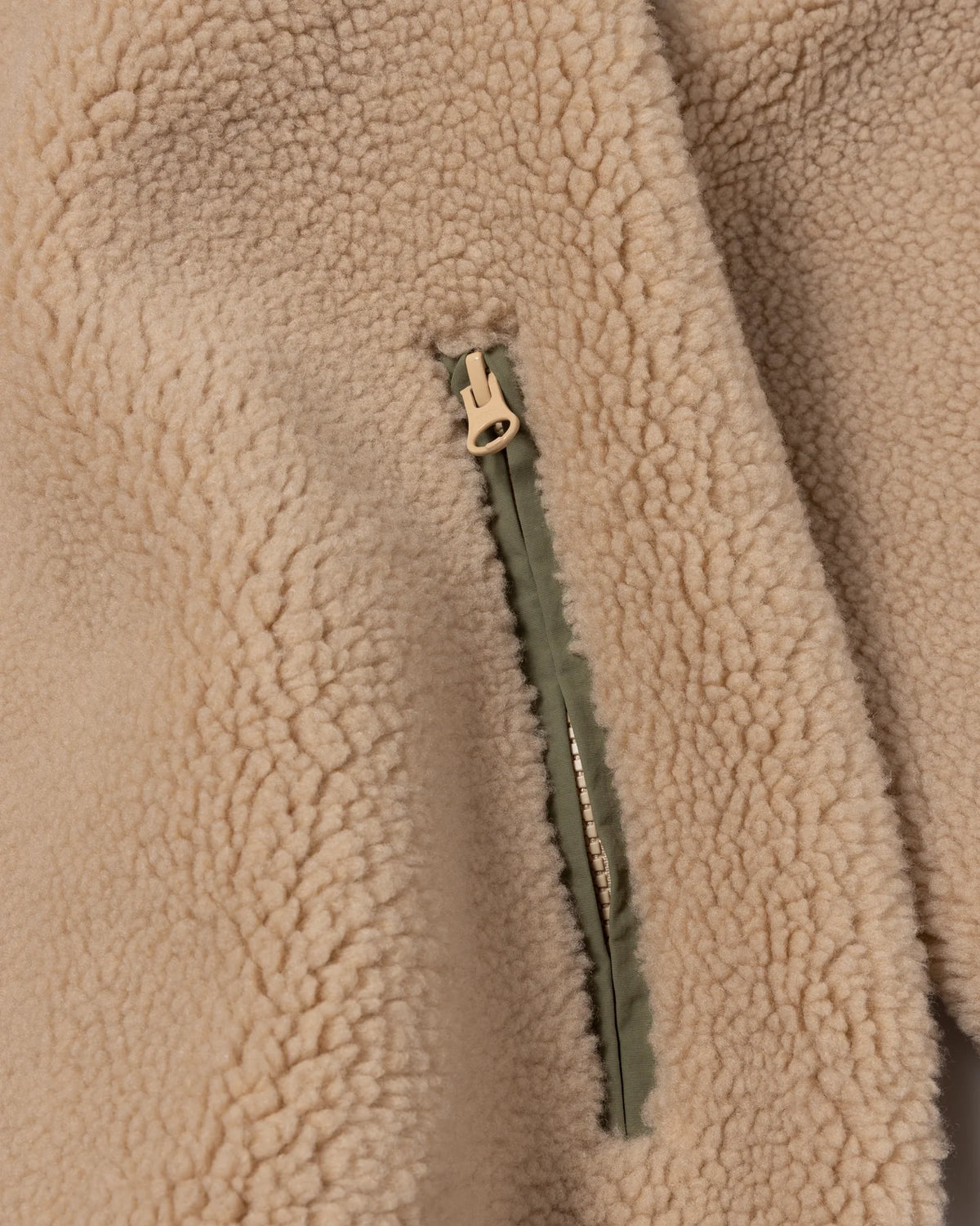 NP Forest Heavy Fleece Jacket / no problemo / ecru