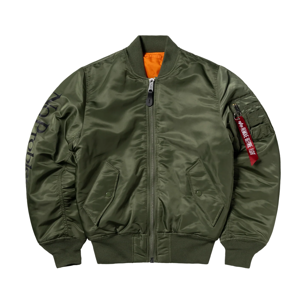 No Problemo x Alpha Industries MA-1 Jacket / sage green