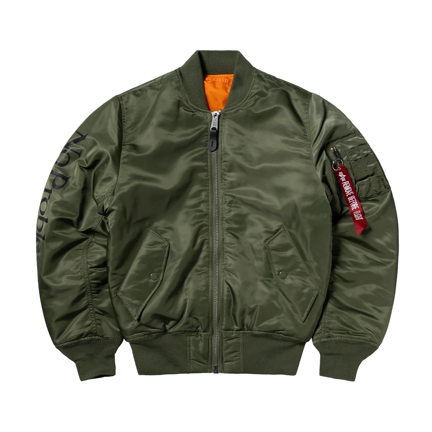 No Problemo x Alpha Industries MA-1 Jacket / sage green