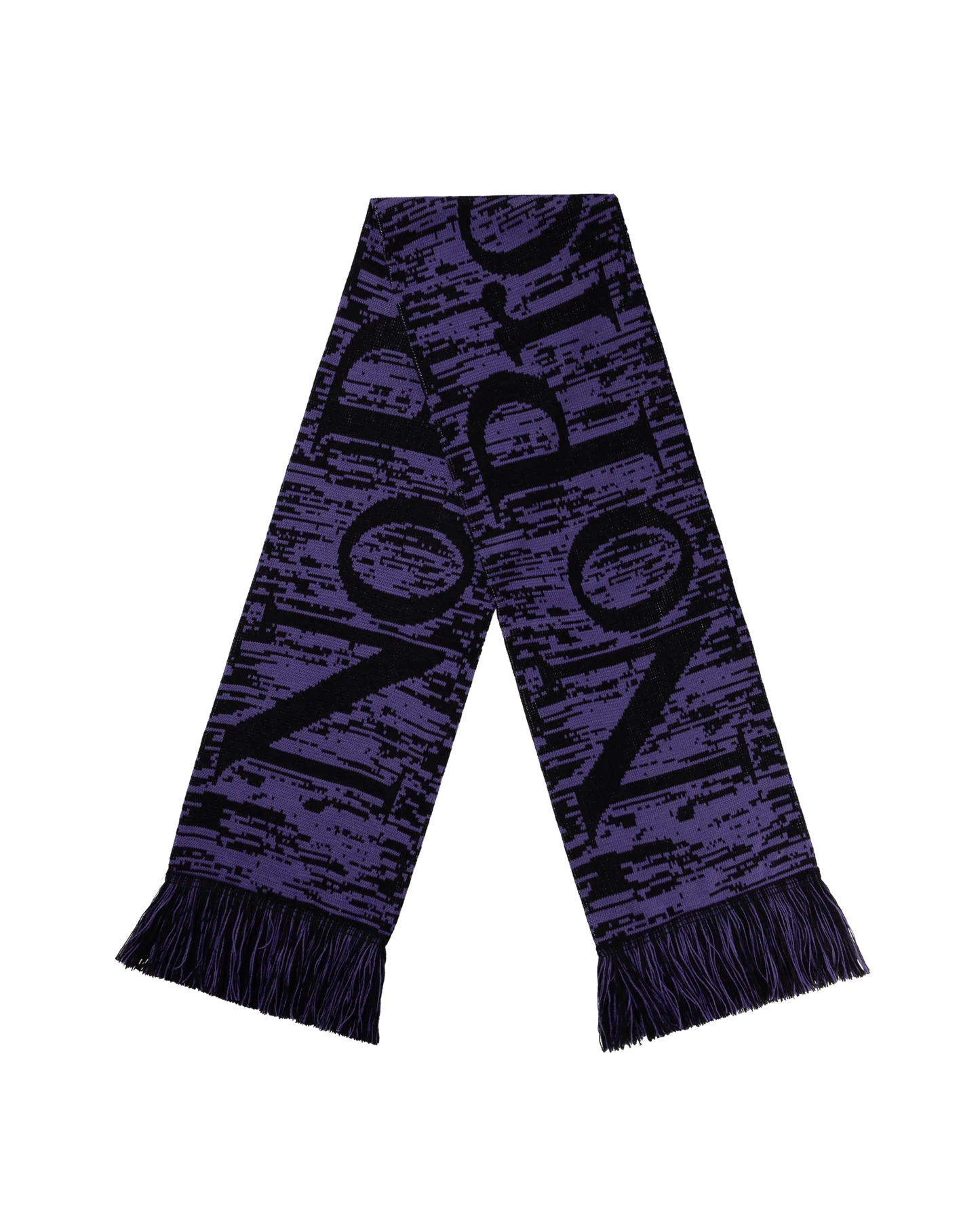 No Problemo Glitch Scarf / lilac