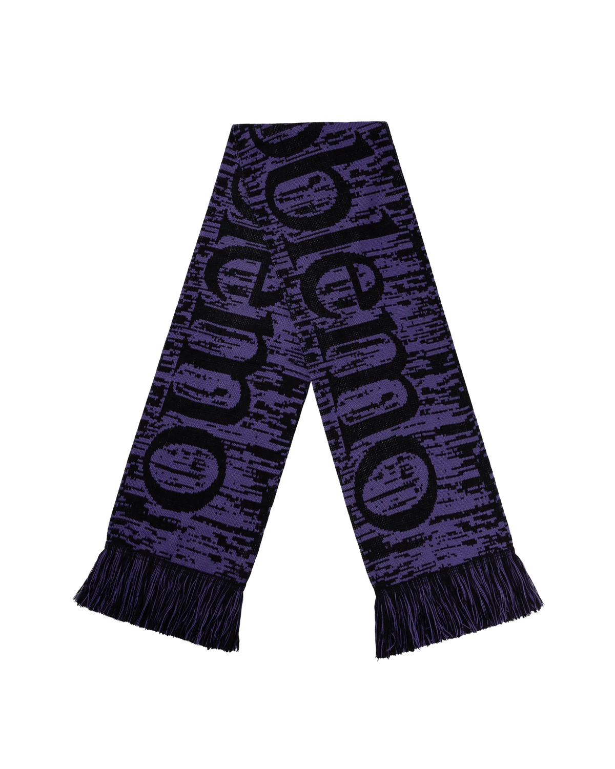 No Problemo Glitch Scarf / lilac