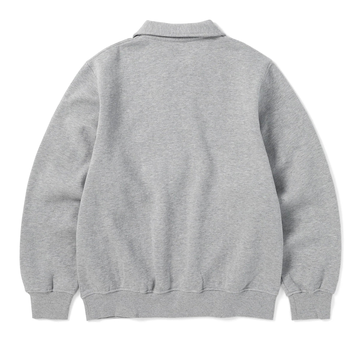 Open Collar Sweatshirt Heather Grey / thisisneverthat