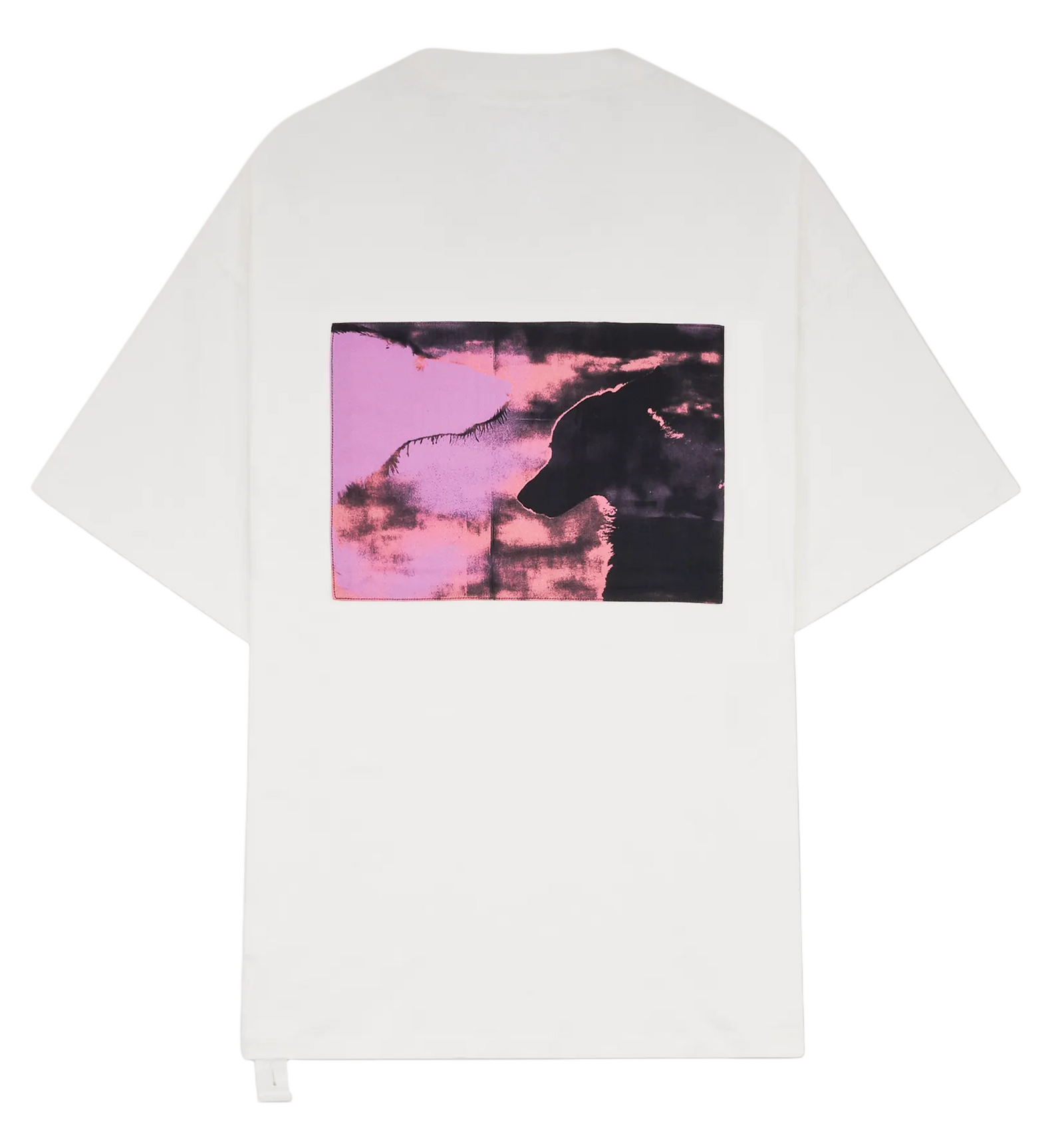 Dogs Print Oversized Fit T-Shirt white / peacemaker oamc