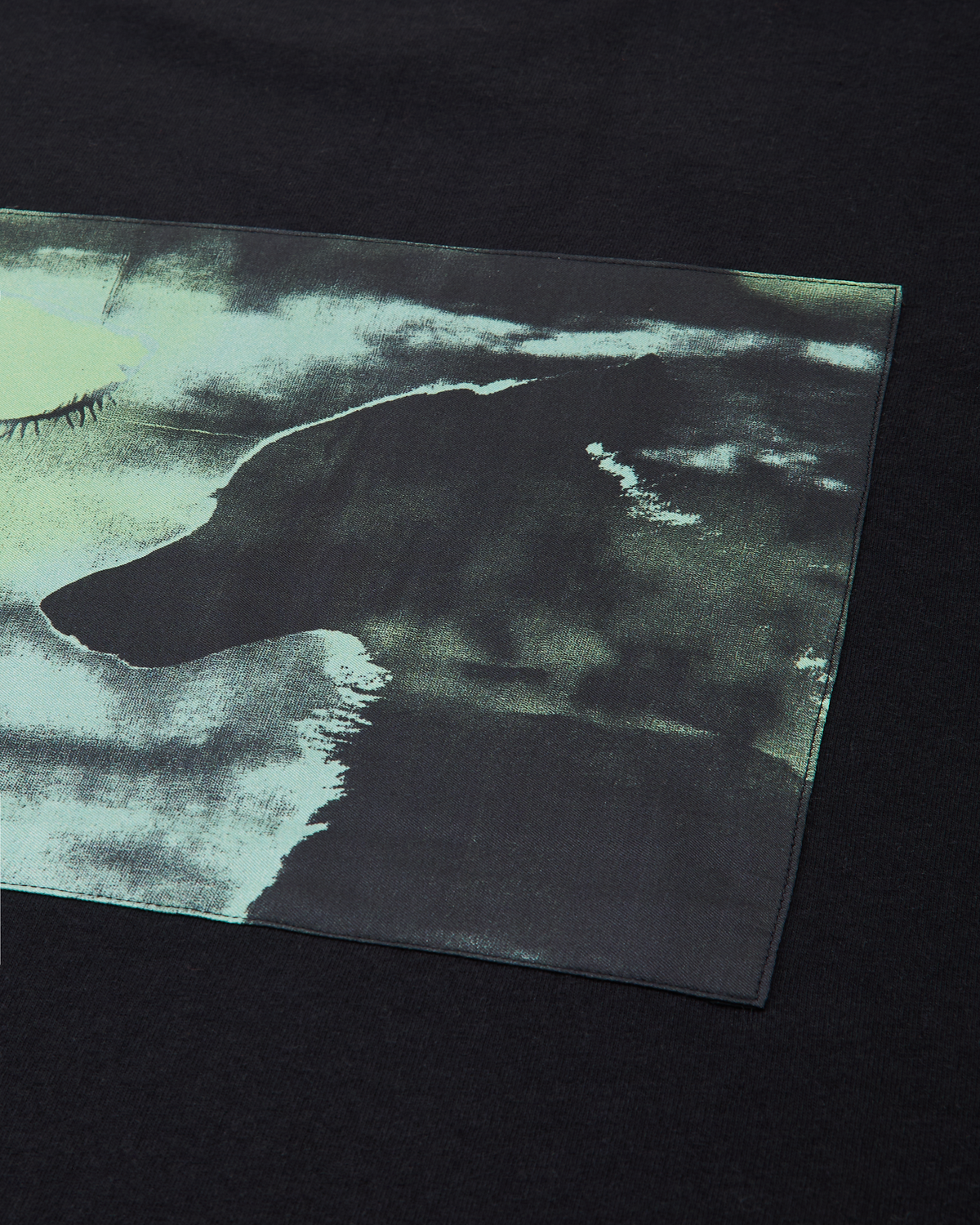 Dogs Print Oversized Fit T-Shirt  black / peacemaker oamc