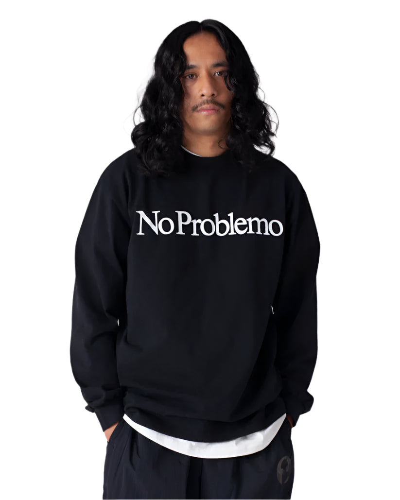 No Problemo Sweatshirt / BLACK