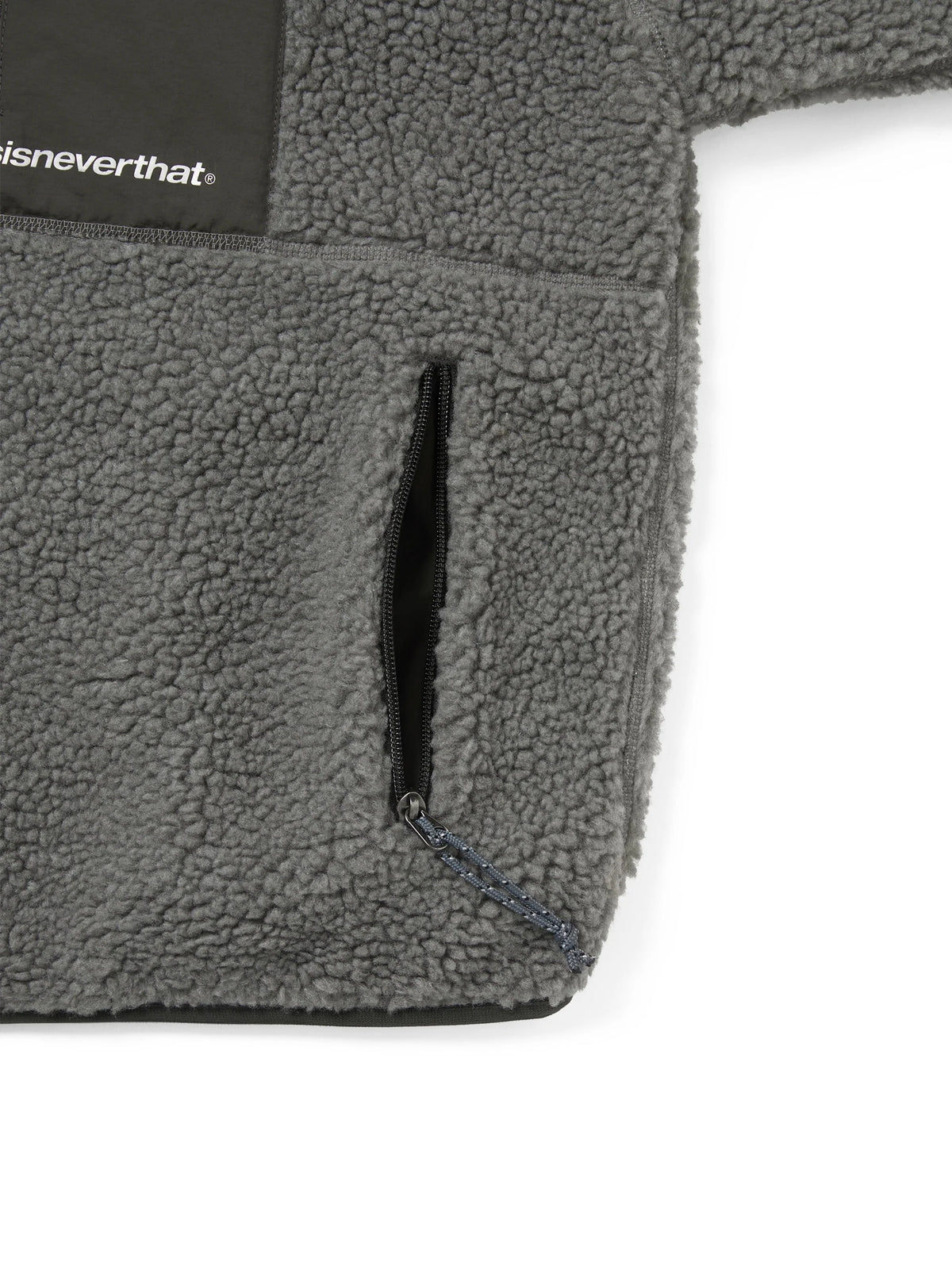 SP Sherpa Fleece Jacket / thisisneverthat / charcoal
