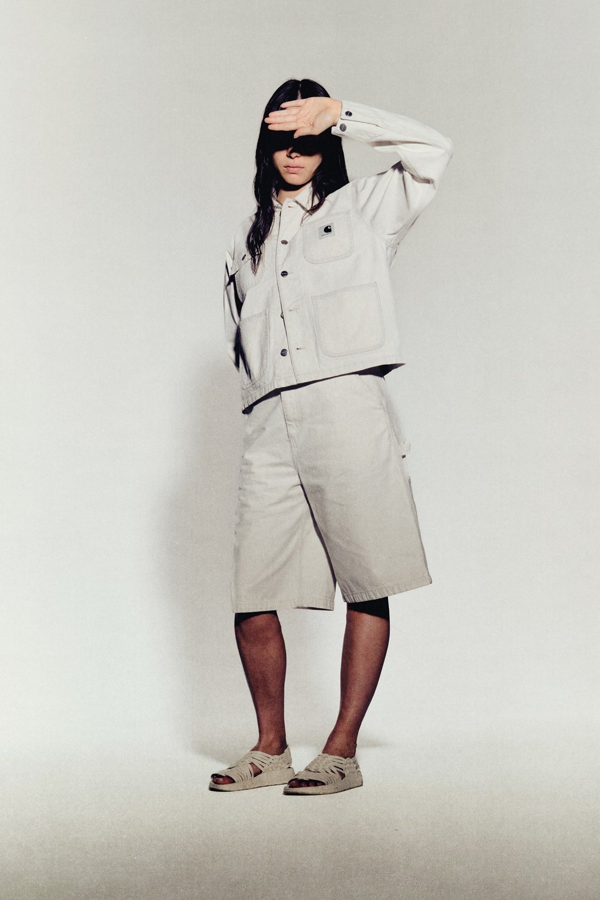 W' Mercer Chore Coat / carhartt wip / Mercer Stripe, Graphite / Wax, Bleached