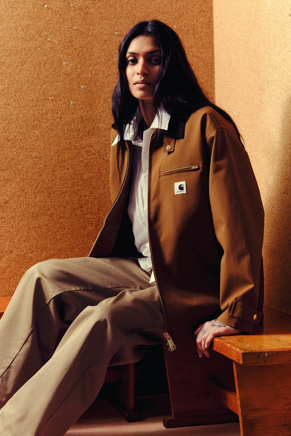 W' Clark Jacket / carhartt wip / hamilton brown