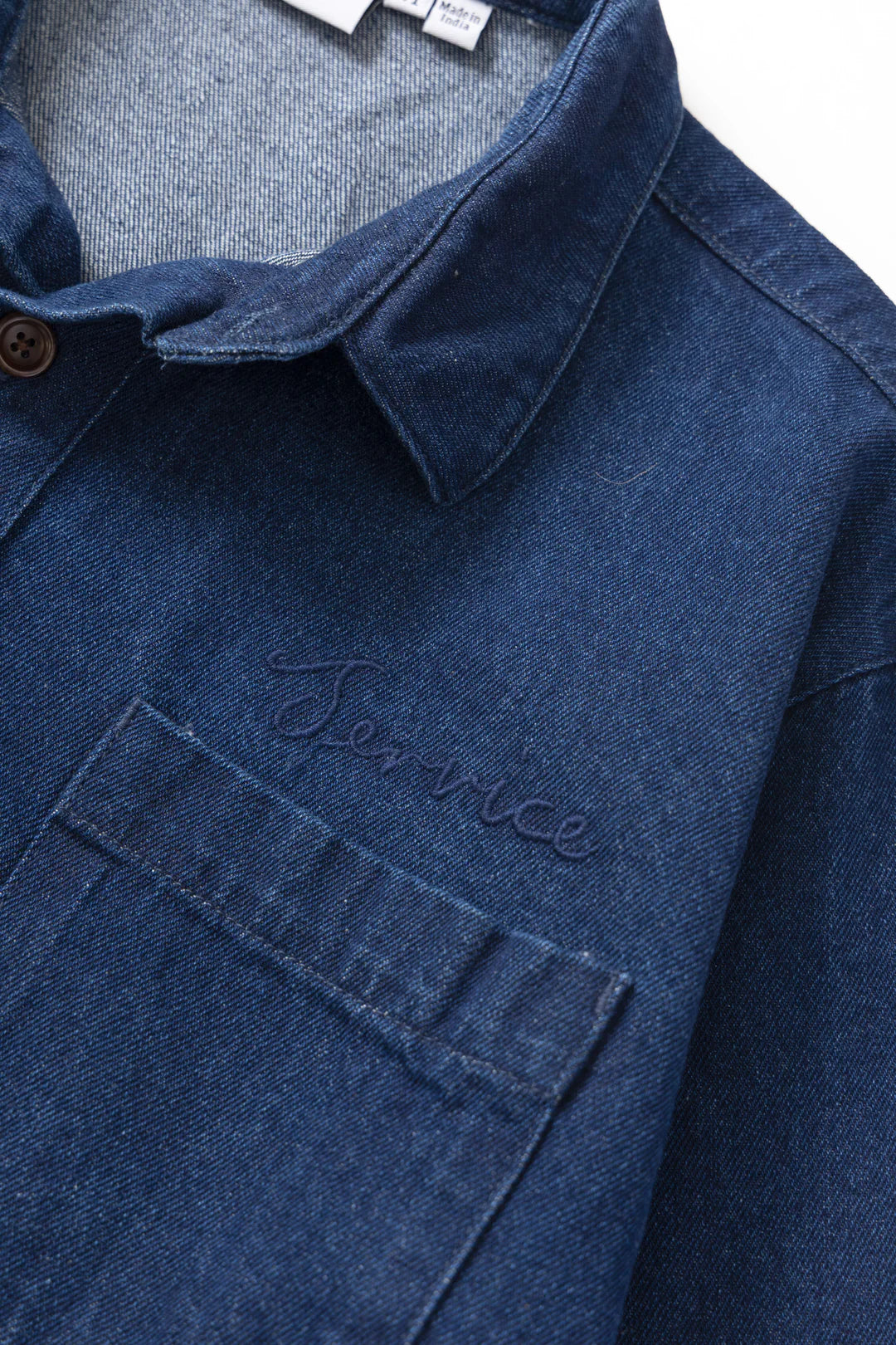 Denim Script Popover - One Wash / service works