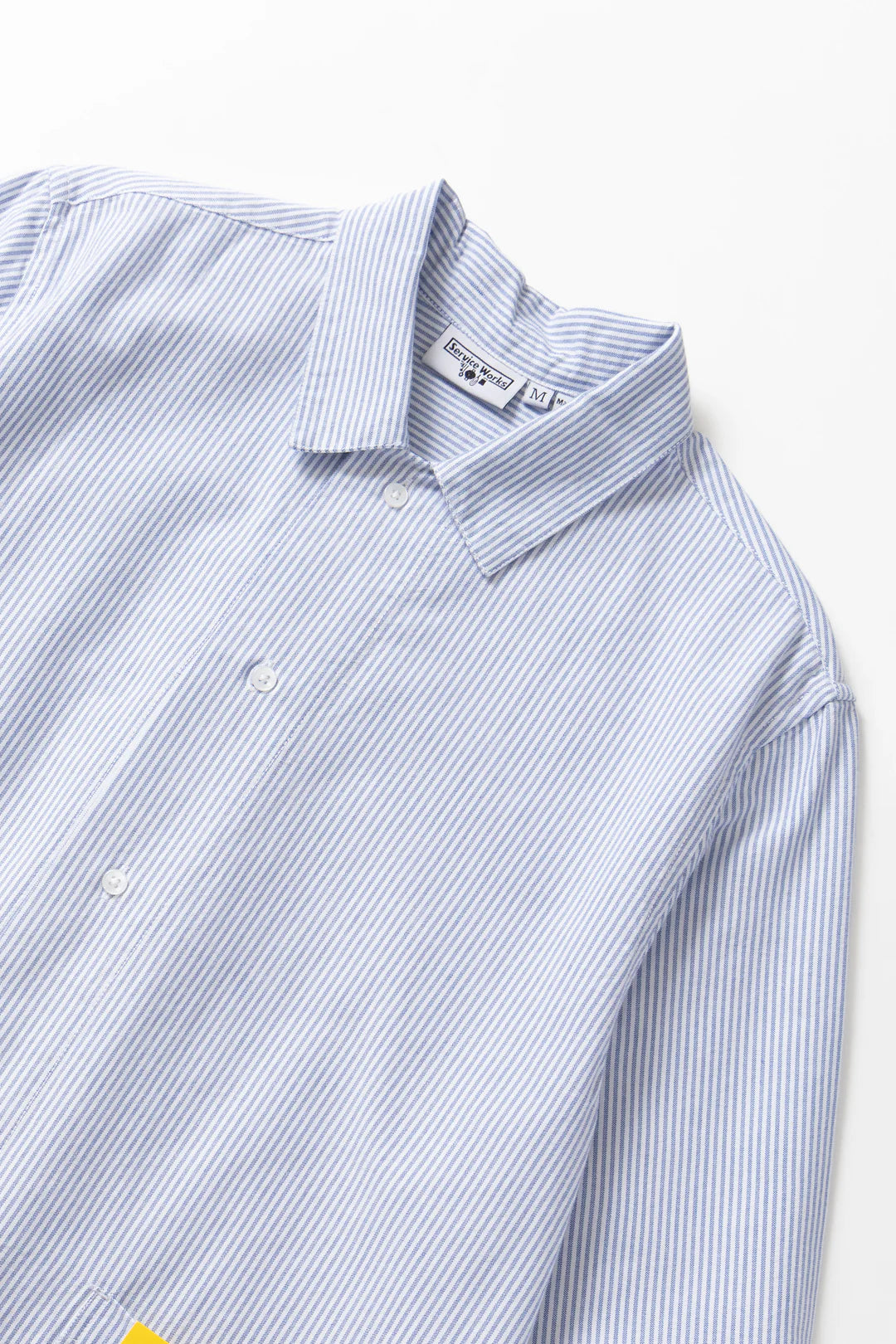 Waiter Shirt - Oxford Blue Stripe / service works