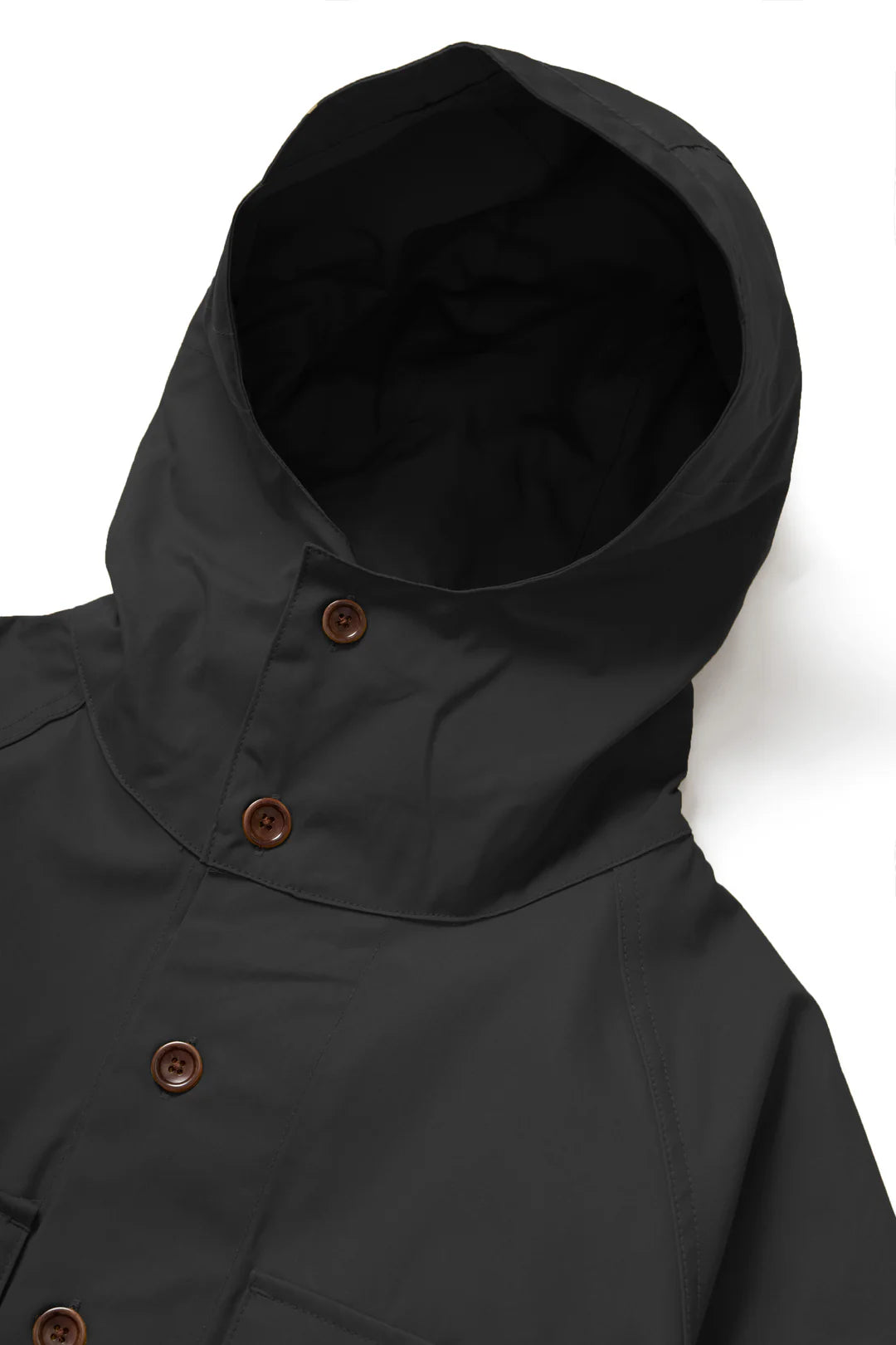 Waxed Cotton Allotment Parka - Black / service works