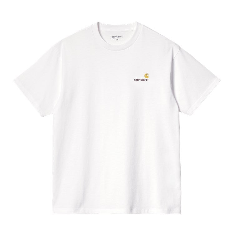 S/S American Script T-Shirt / carhartt wip / white