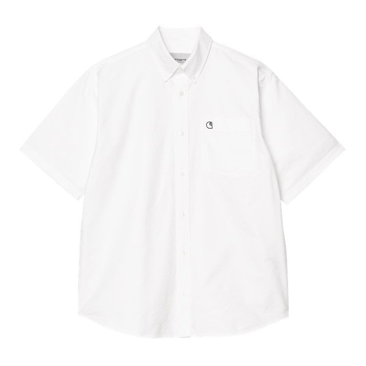 S/S Braxton Shirt  / carhartt wip / white
