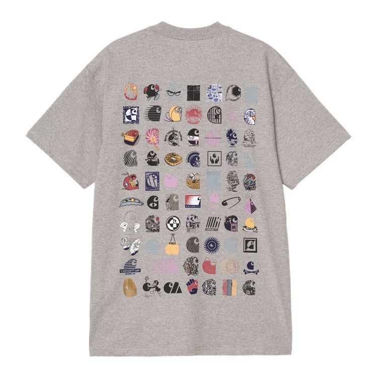 S/S C Logo Archive T-Shirt / carhartt wip / grey heather