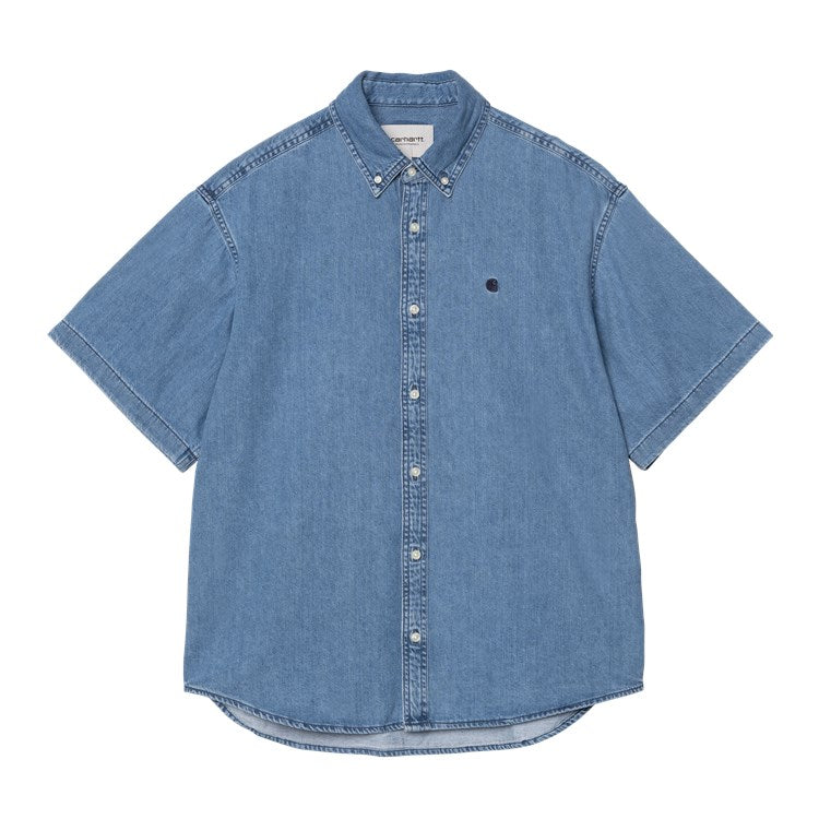 S/S Lucas Shirt / carhartt wip / blue stone washed