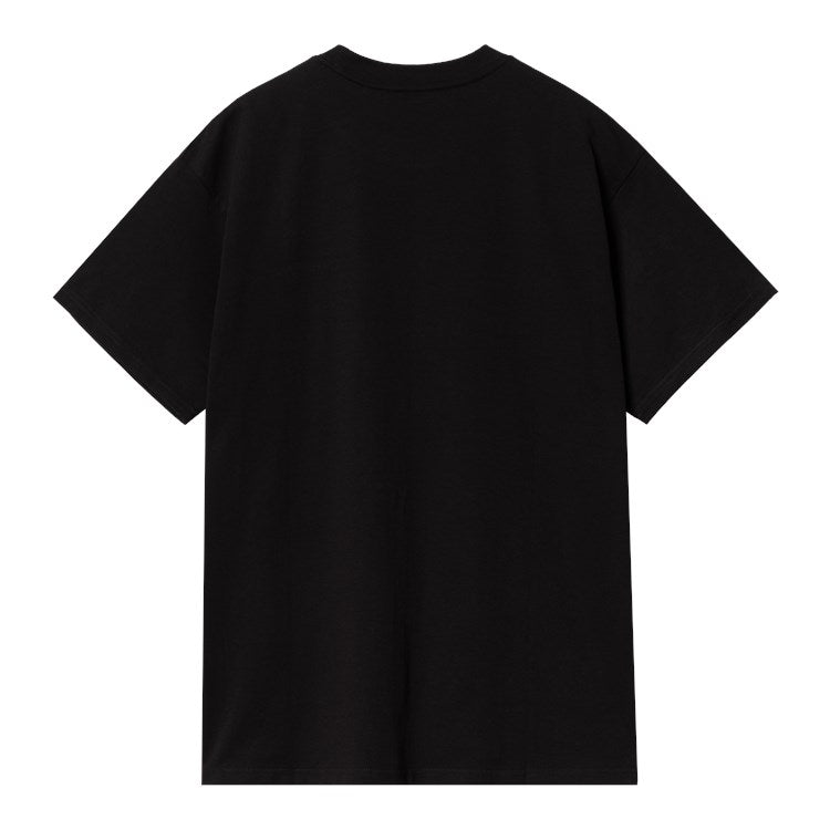 S/S Script Embroidery T-Shirt / CARHARTT WIP / black