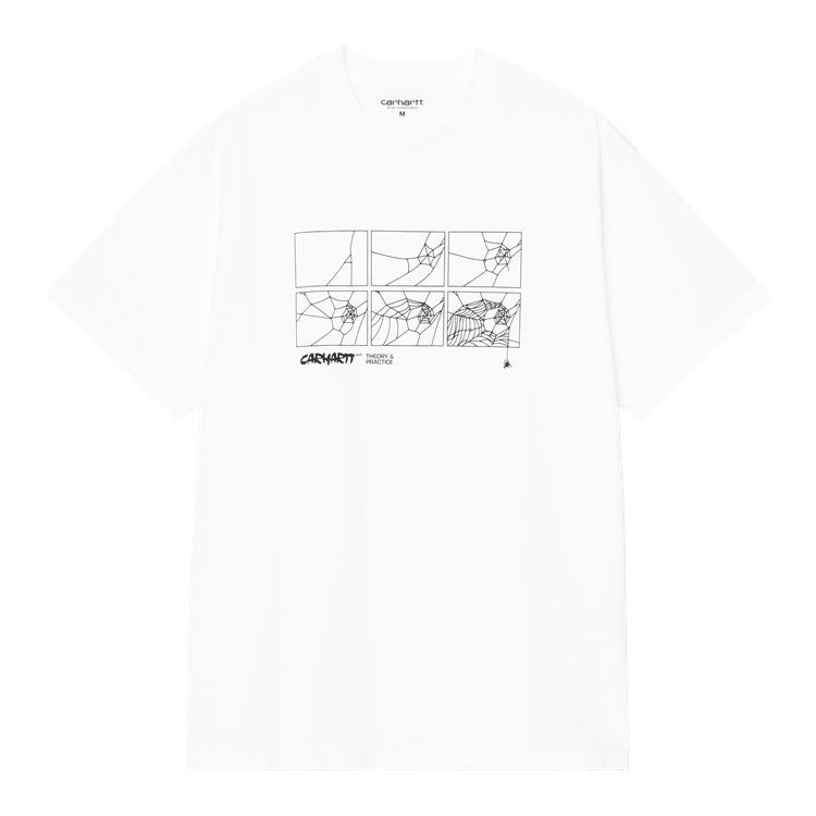 S/S Theory And Practice T-Shirt / CARHARTT WIP / WHITE