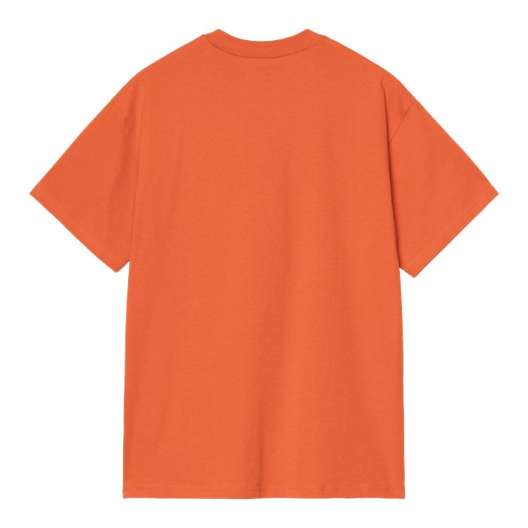 S/S Theory And Practice T-Shirt / CARHARTT WIP / Persimmon