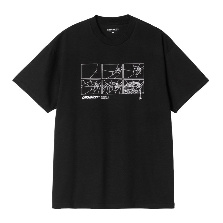 S/S Theory And Practice T-Shirt / CARHARTT WIP / BLACK