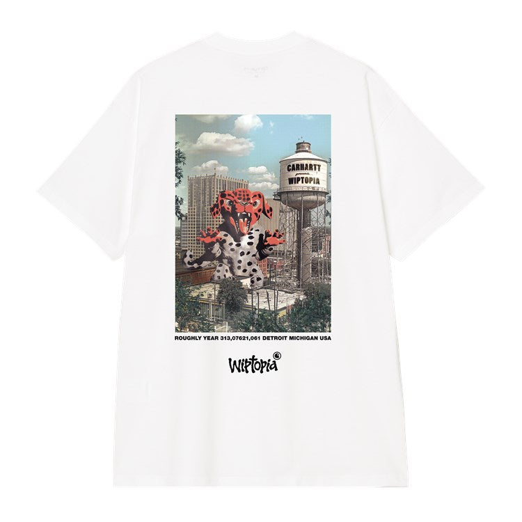 S/S Wiptopia T-Shirt / CARHARTT WIP / WHITE