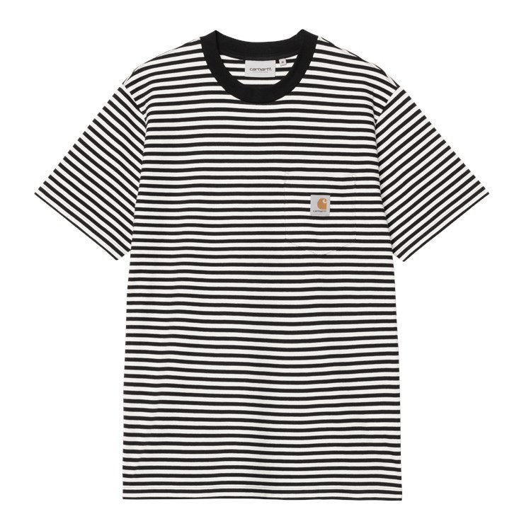 S/S Verner Pocket T-Shirt / carhartt wip / black -wax