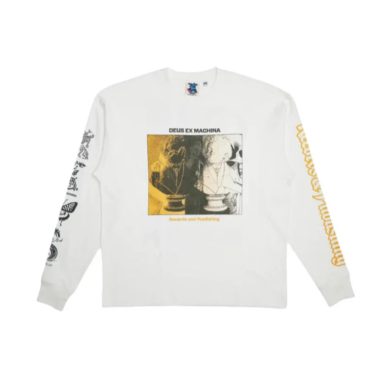 Divine Spark Long Sleeve Tee / DEUS EX MACHINA / VINTAGE WHITE