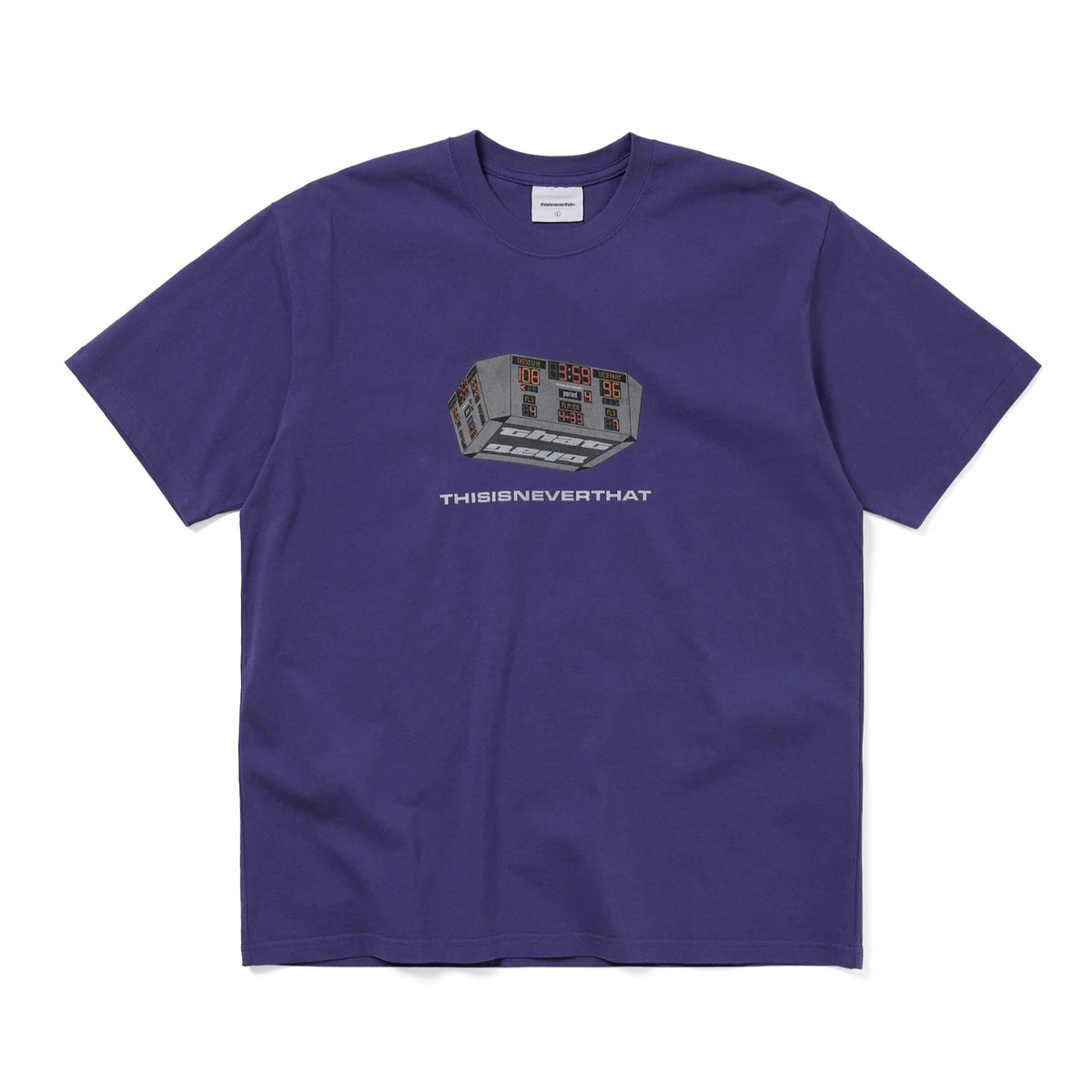 Scoreboard Tee Violet Blue / THISISNEVERTHAT