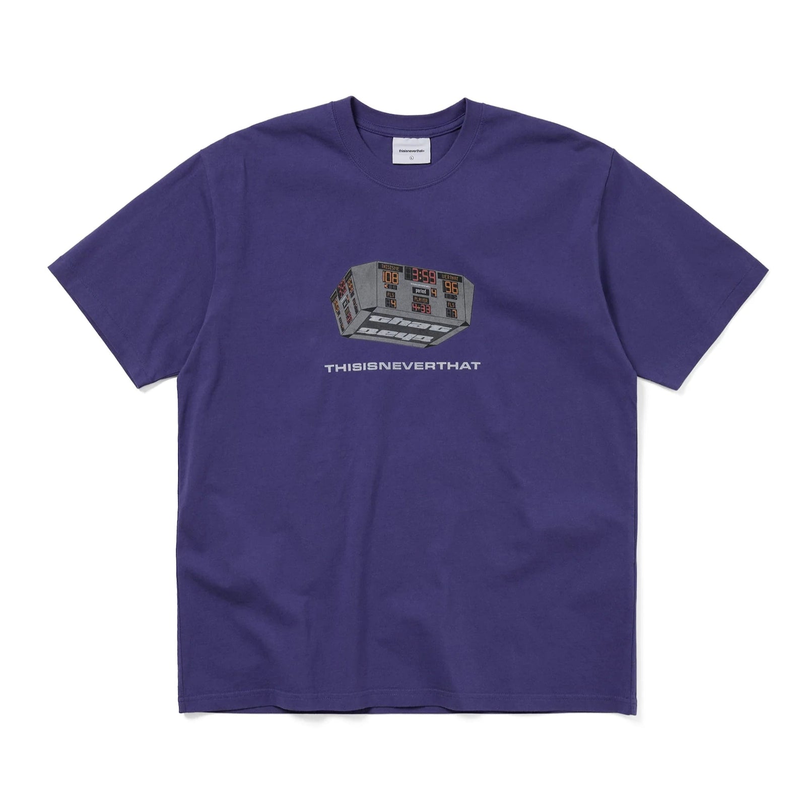 Scoreboard Tee Violet Blue / THISISNEVERTHAT