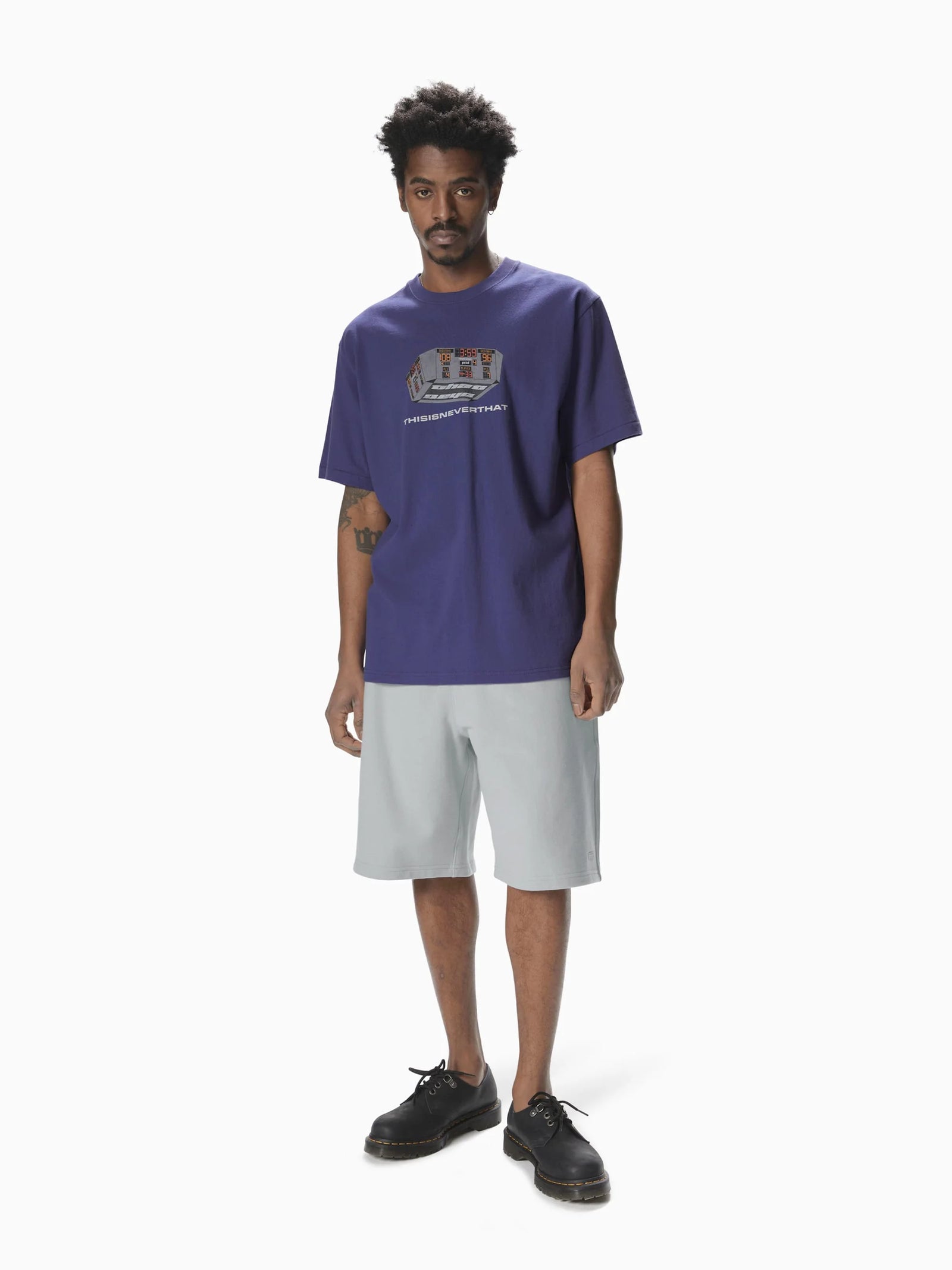 Scoreboard Tee Violet Blue / THISISNEVERTHAT