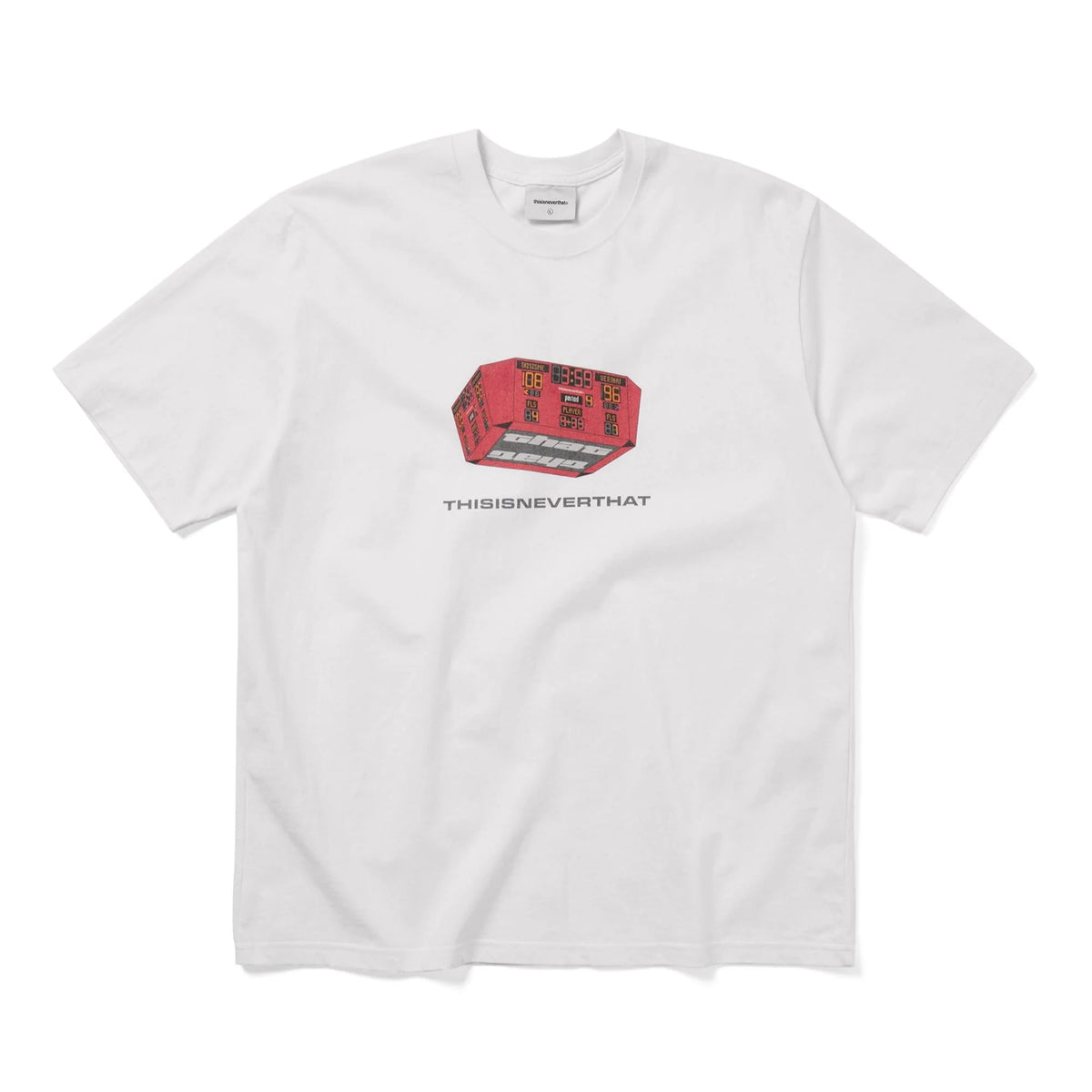 Scoreboard Tee WHITE / THISISNEVERTHAT